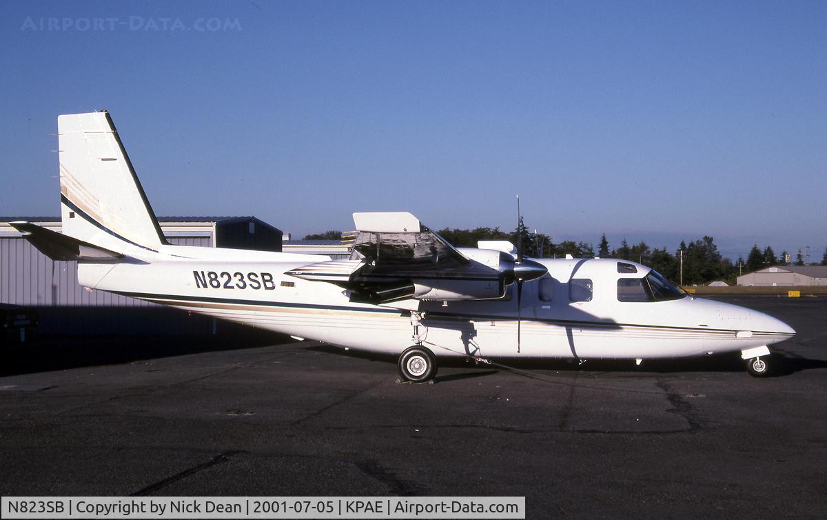 N823SB, 1975 Rockwell 690A Turbo Commander C/N 11304, KPAE
