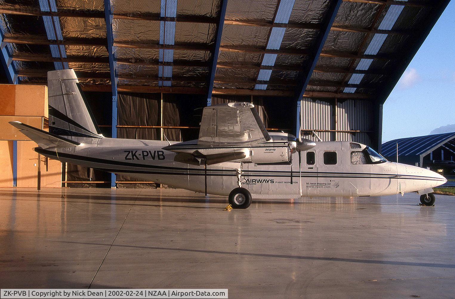 ZK-PVB, 1976 Rockwell 690A Turbo Commander Turbo Commander C/N 11321, NZAA