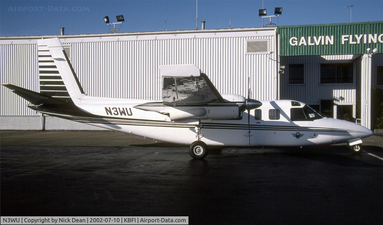 N3WU, 1976 Rockwell 690A Turbo Commander Turbo Commander C/N 11336, KBFI