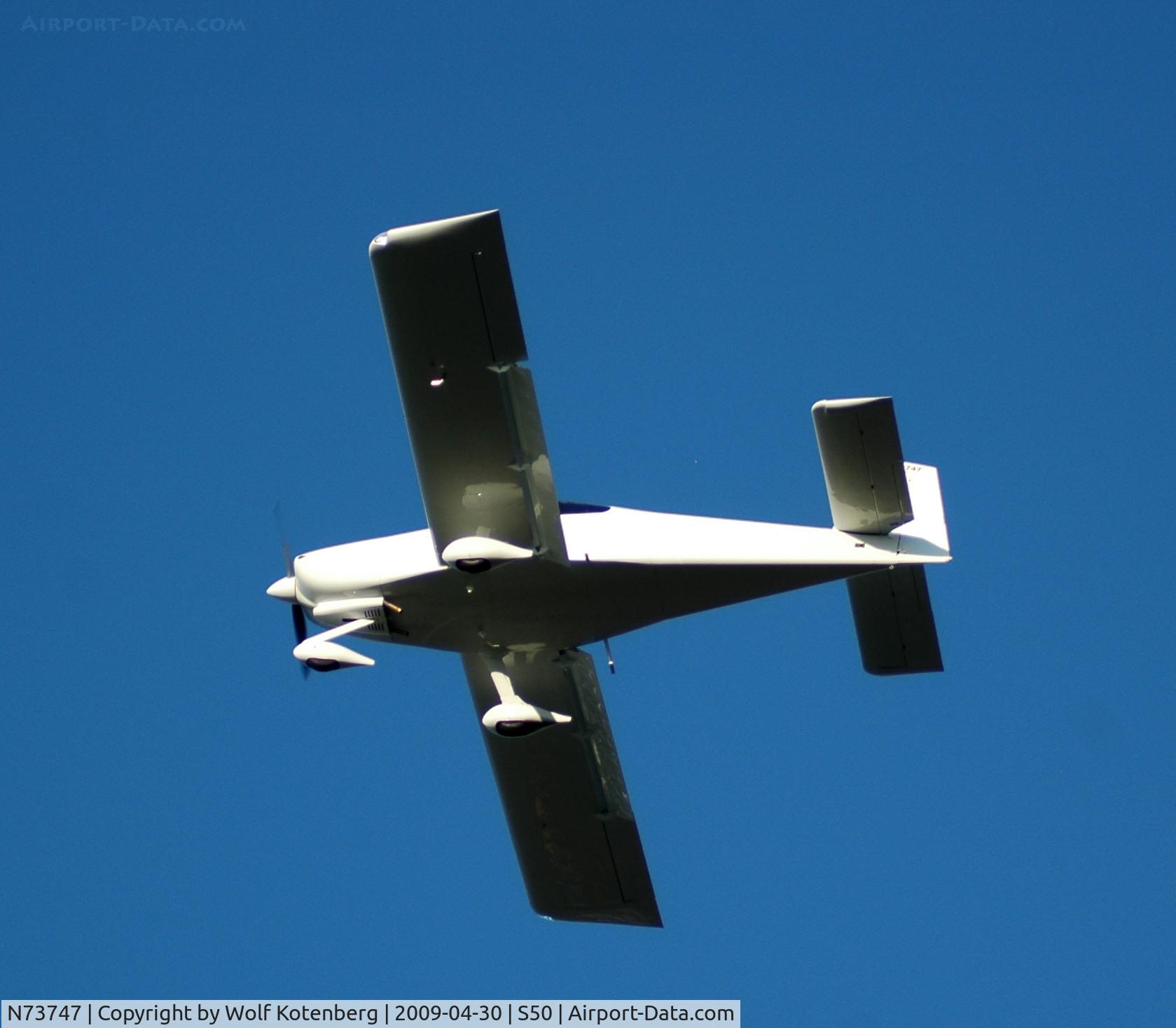 N73747, Vans RV-10 C/N 40716, good view of an RV10 planform