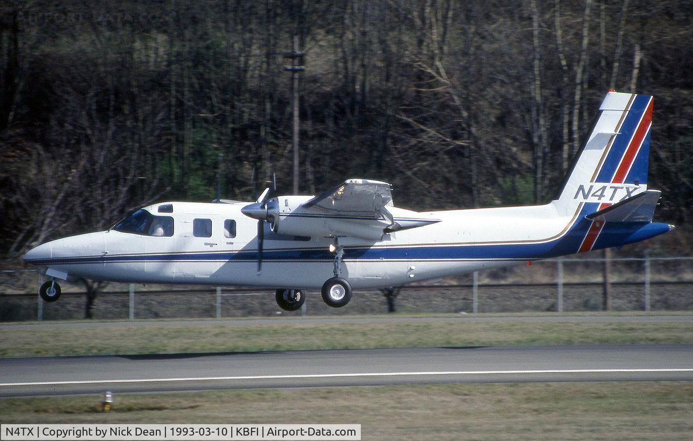 N4TX, 1977 Rockwell 690B Turbo Commander C/N 11353, KBFI