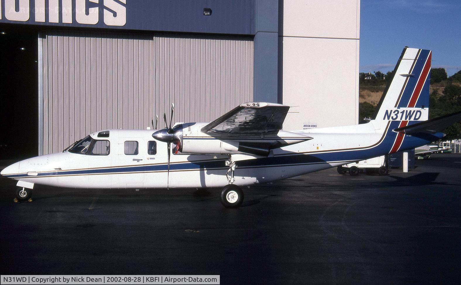 N31WD, 1977 Rockwell 690B Turbo Commander C/N 11353, KBFI