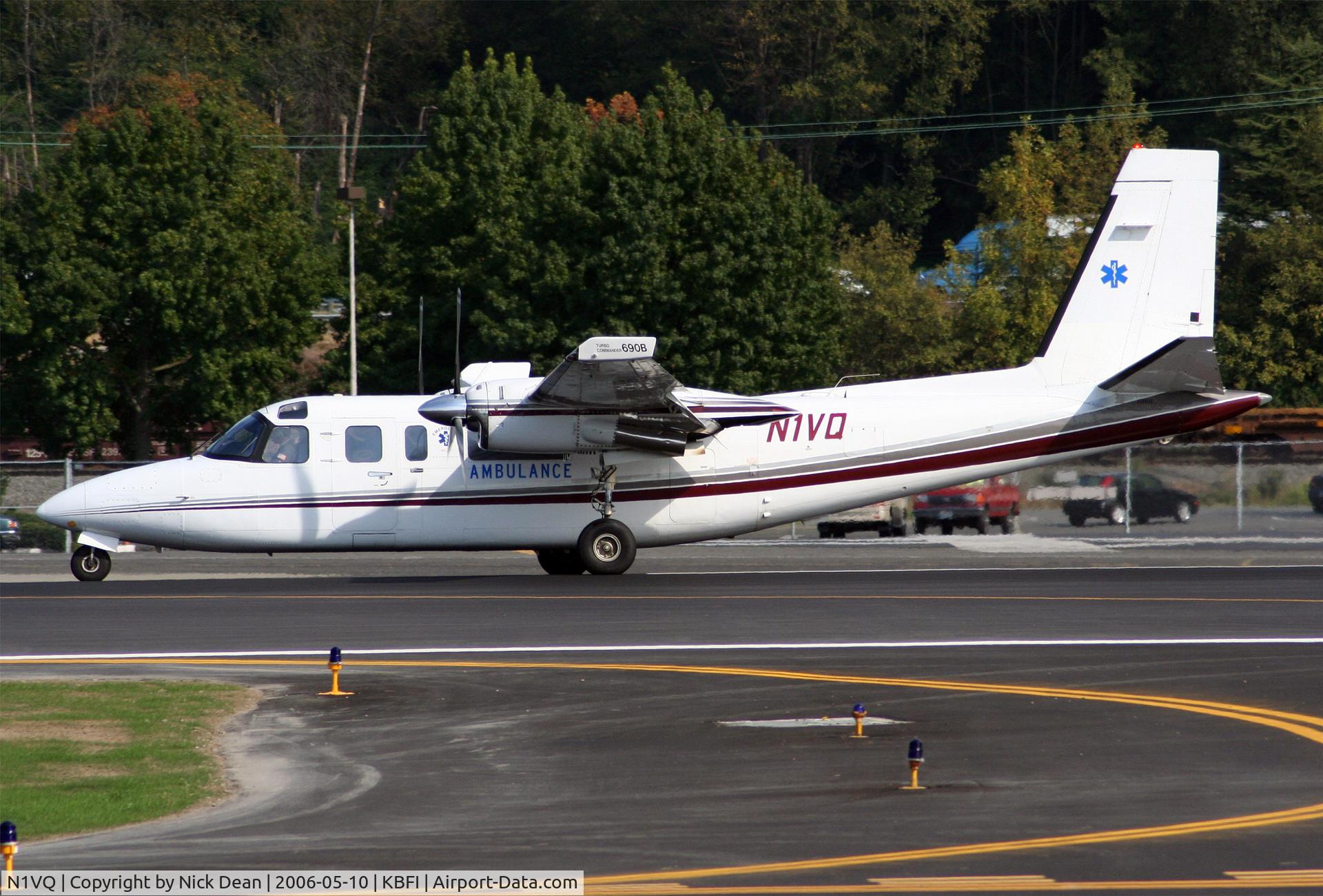 N1VQ, 1977 Rockwell 690B Turbo Commander C/N 11369, KBFI