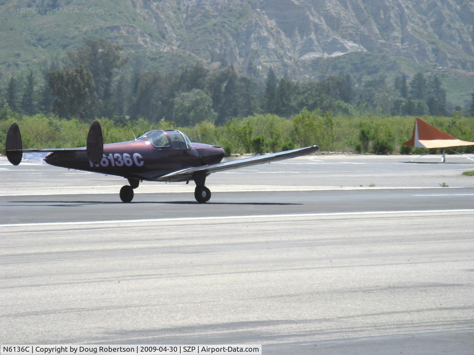 N6136C, 1956 Forney F-1 C/N 5607, 1956 Forney F-1 FORNAIRE AIRCOUPE, Continental C-90-12 95 Hp for takeoff, landing touch and go Rwy 22