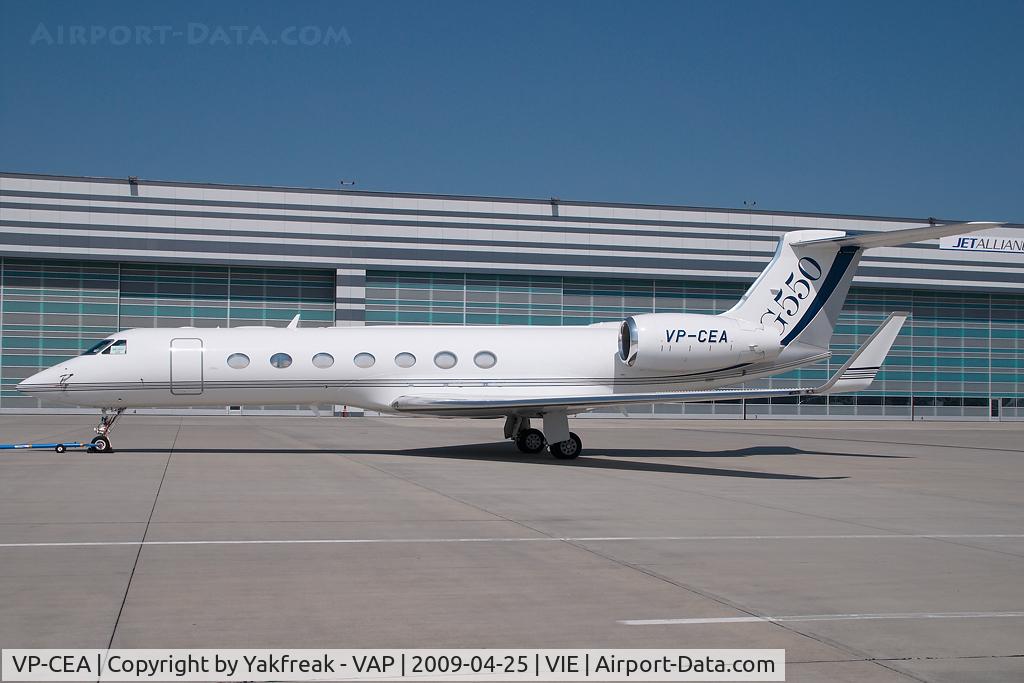 VP-CEA, 2008 Gulfstream Aerospace GV-SP (G550) C/N 5181, Gulfstream 550