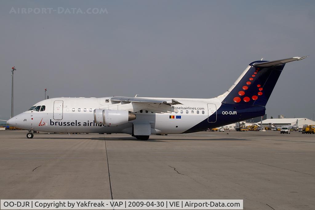 OO-DJR, 1996 British Aerospace Avro 146-RJ85 C/N E.2290, Brussels Airlines Bae 146