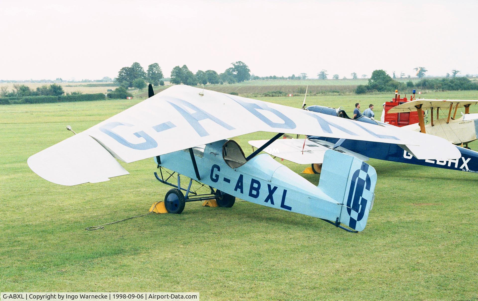 G-ABXL, Granger Archaeopteryx C/N 3A, Granger Archeopterix of the Shuttleworth Collection at the 1998 Shuttleworth Pageant