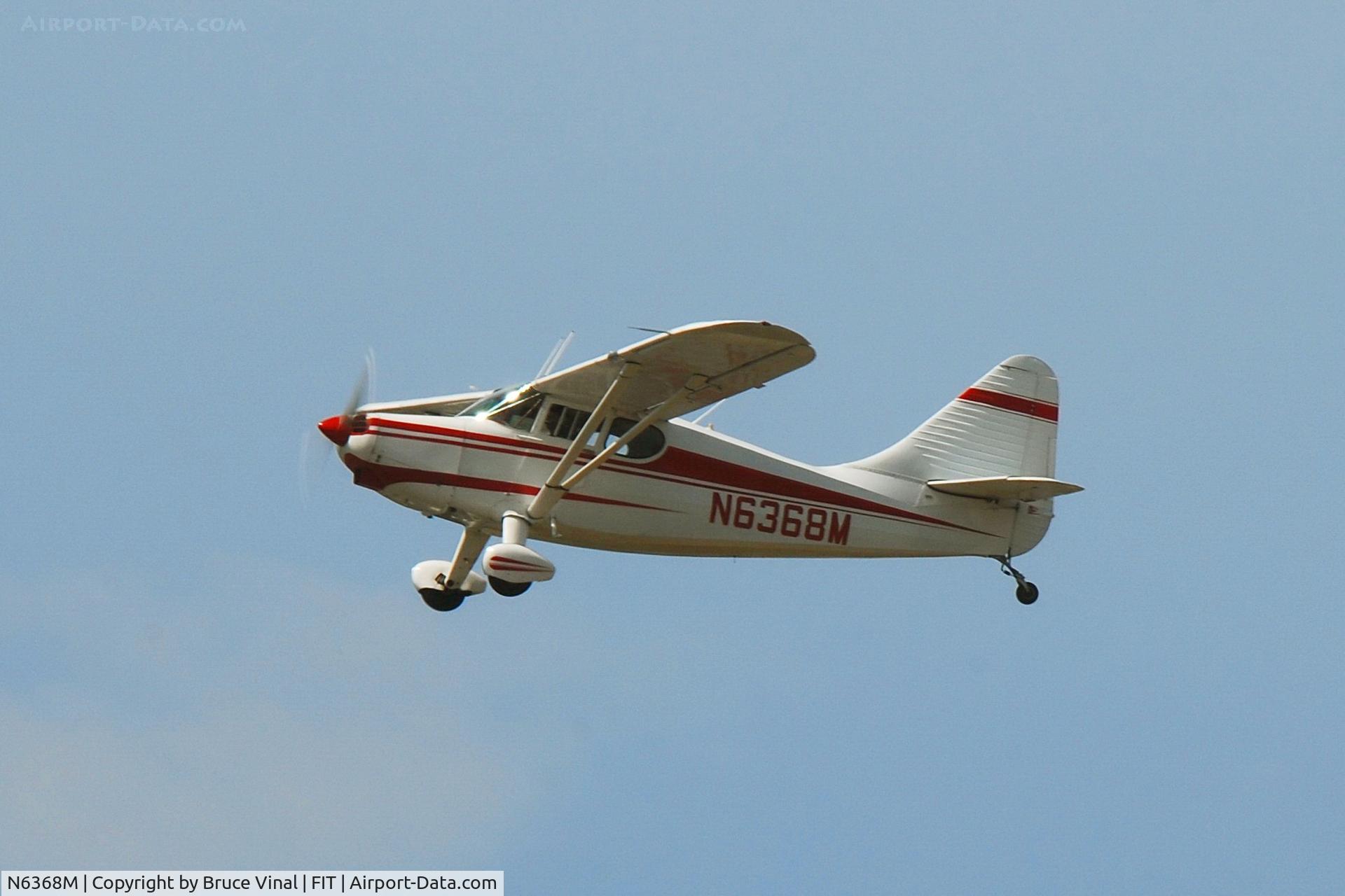 N6368M, 1948 Stinson 108-3 Voyager C/N 108-4368, Fitchburg Mun. Airport
