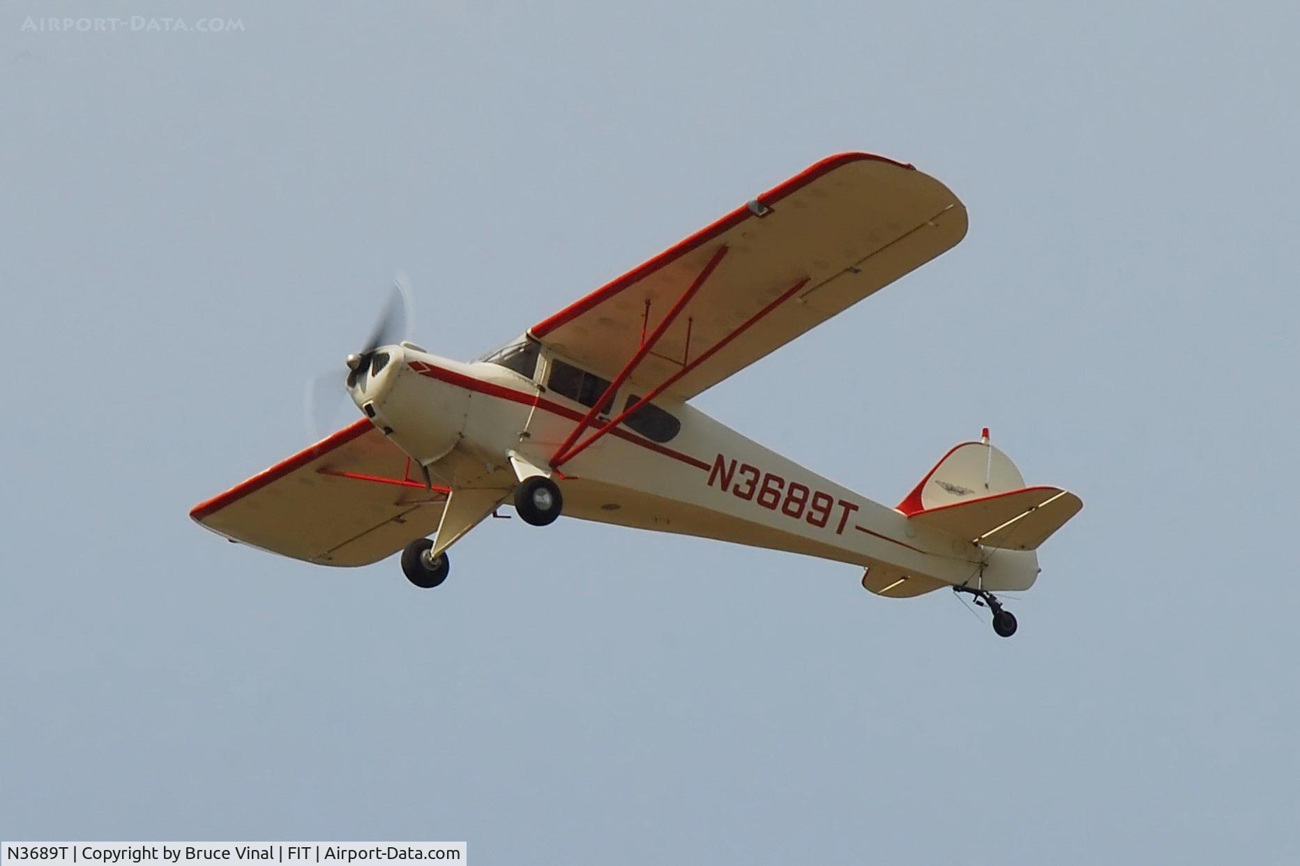 N3689T, 1977 Taylorcraft F-19 Sportsman C/N F-096, Fitchburg Mun. Airport