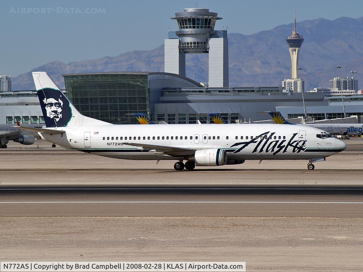 N772AS, 1993 Boeing 737-4Q8 C/N 25105, Alaska Airlines / 1993 Boeing 737-4Q8