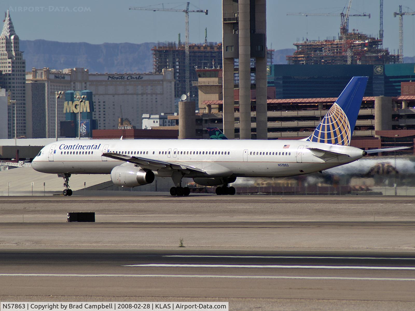 N57863, 2001 Boeing 757-33N C/N 32587, Continental Airlines / 2001 Boeing 757-33N