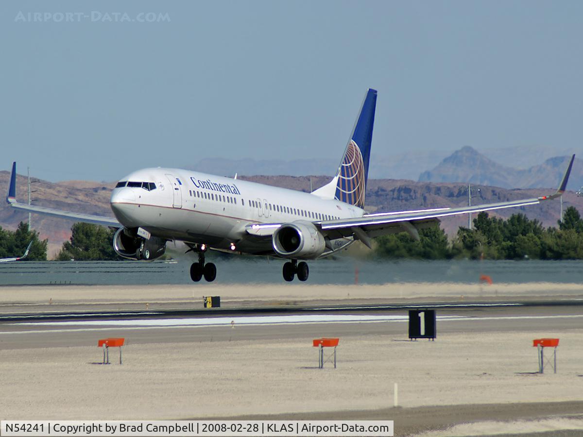 N54241, 1999 Boeing 737-824 C/N 28953, Continental Airlines / 1999 Boeing 737-824
