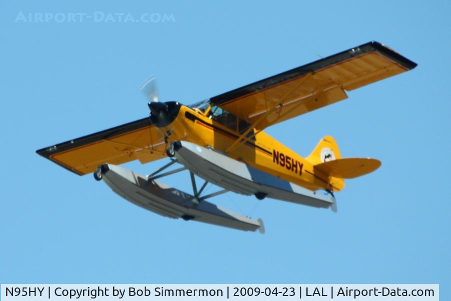 N95HY, 2007 Aviat A-1B Husky C/N 2414, Fly-by at Sun N Fun 2009 - Lakeland, Florida