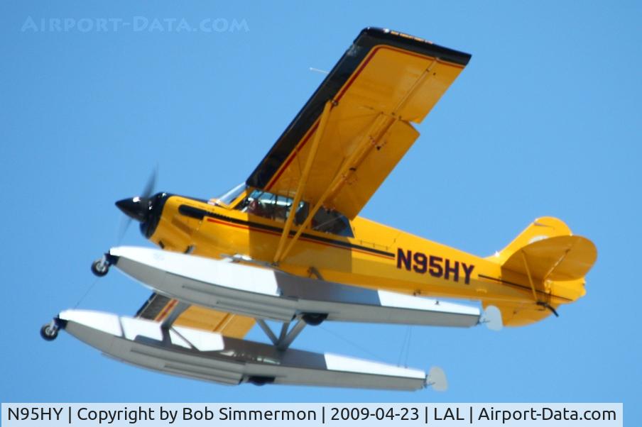 N95HY, 2007 Aviat A-1B Husky C/N 2414, Fly-by at Sun N Fun 2009 - Lakeland, Florida