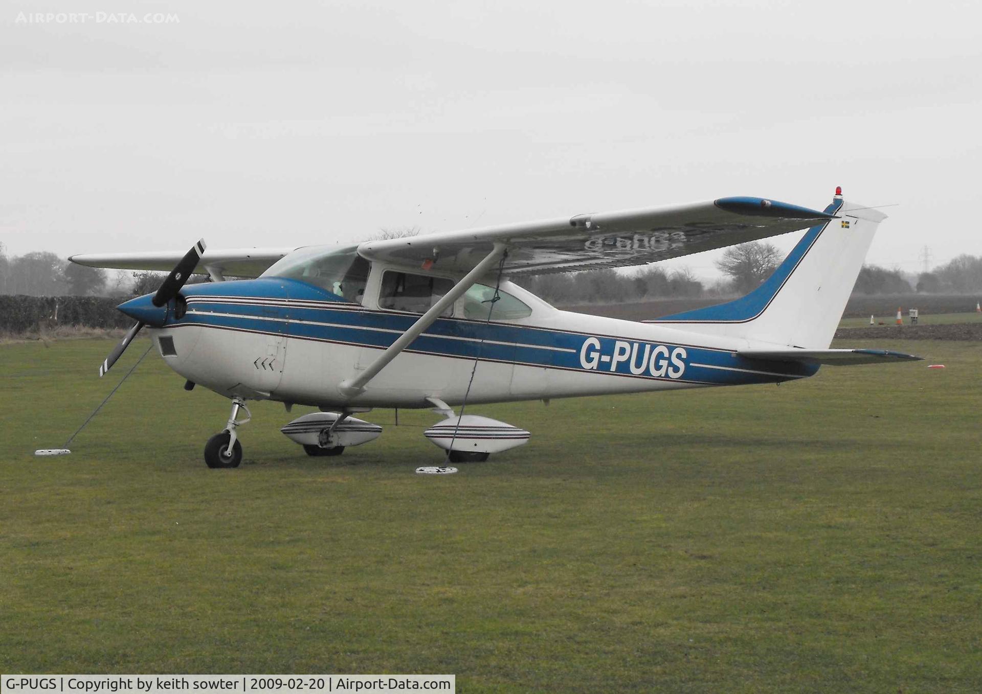 G-PUGS, 1965 Cessna 182H Skylane C/N 182-56480, Parked outside at the East Winch Strip