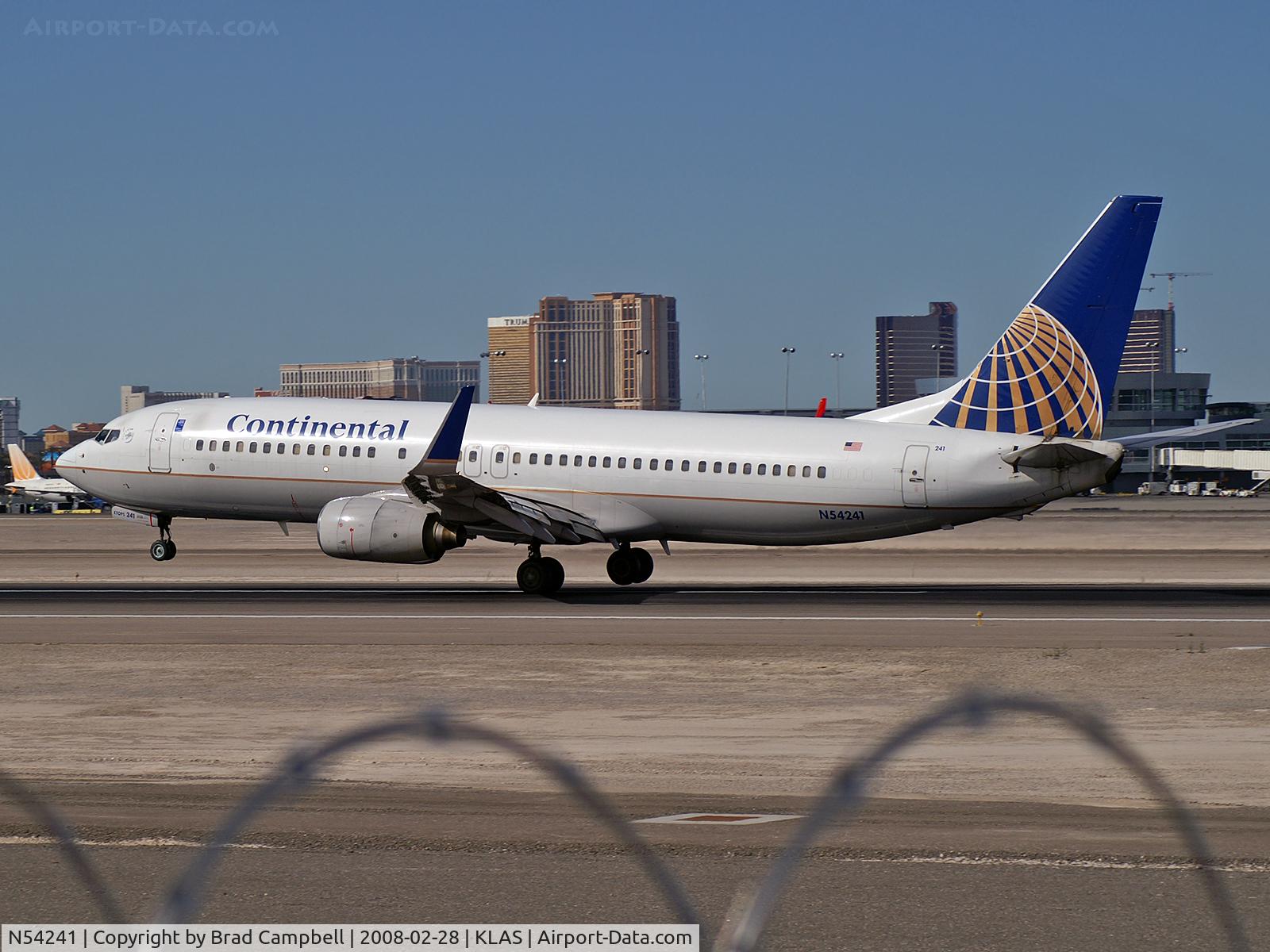 N54241, 1999 Boeing 737-824 C/N 28953, Continental Airlines / 1999 Boeing 737-824