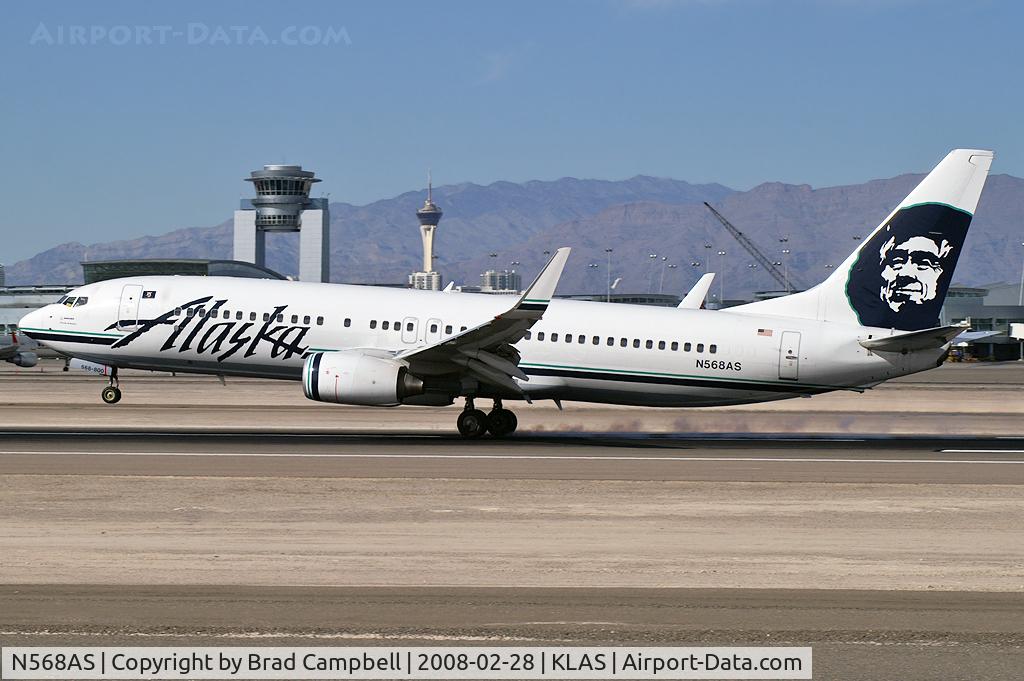 N568AS, 2007 Boeing 737-890 C/N 35183, Alaska Airlines / 2007 Boeing 737-890