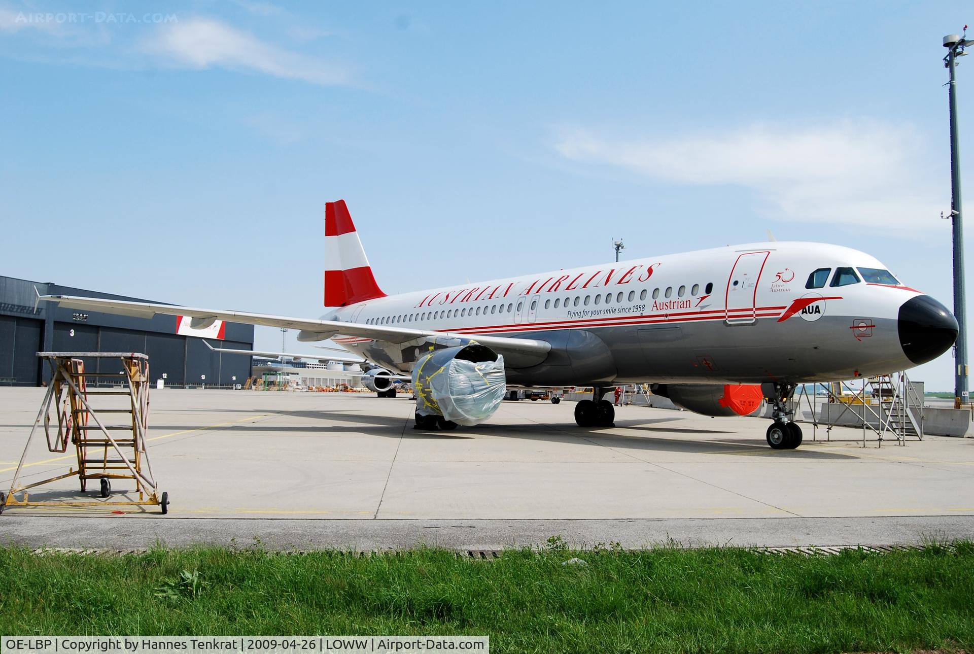 OE-LBP, 1998 Airbus A320-214 C/N 797, Austrian Airlines A320 Retrojet