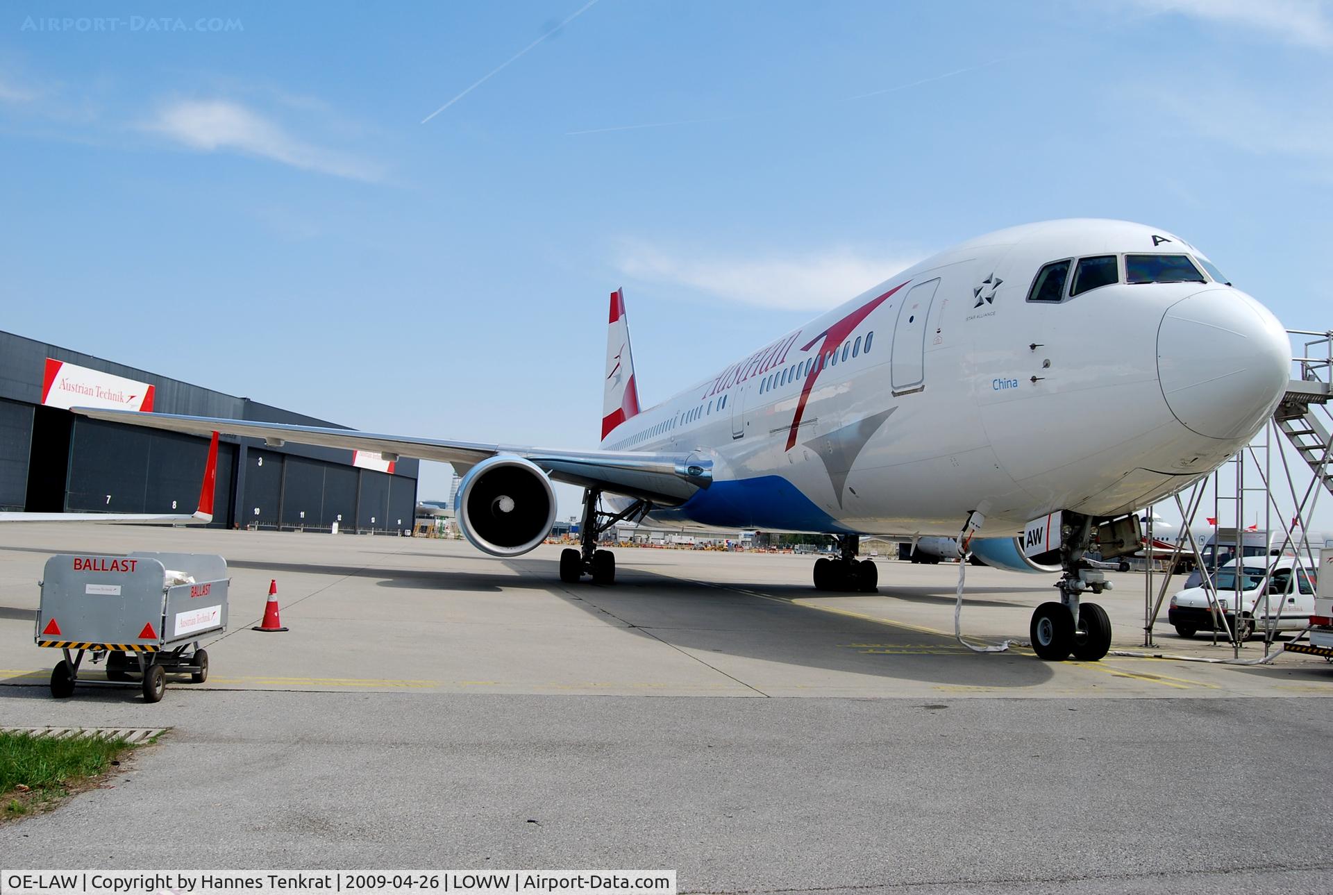 OE-LAW, 1992 Boeing 767-3Z9/ER C/N 26417, Austrian Airlines Boeing 767-300ER