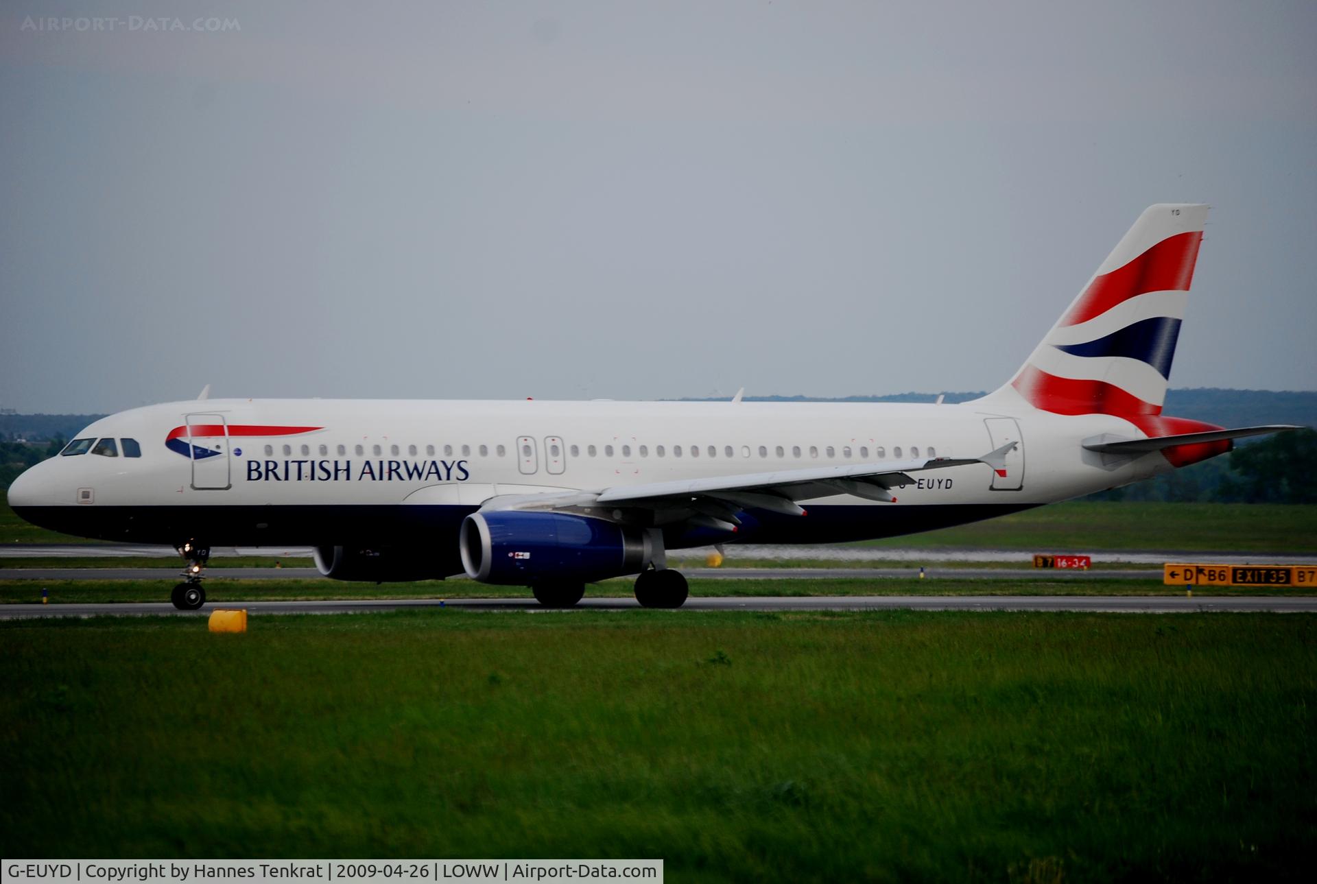 G-EUYD, 2008 Airbus A320-232 C/N 3726, British Airways Airbus A320