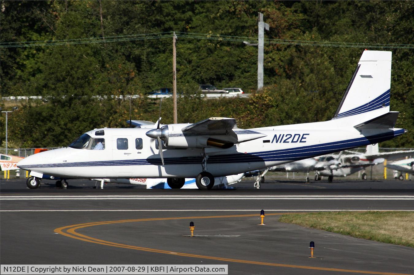 N12DE, 1978 Rockwell International 690B C/N 11501, KBFI