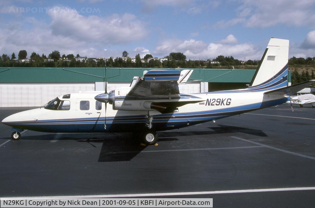N29KG, 1979 Rockwell 690B Turbo Commander C/N 11548, KBFI