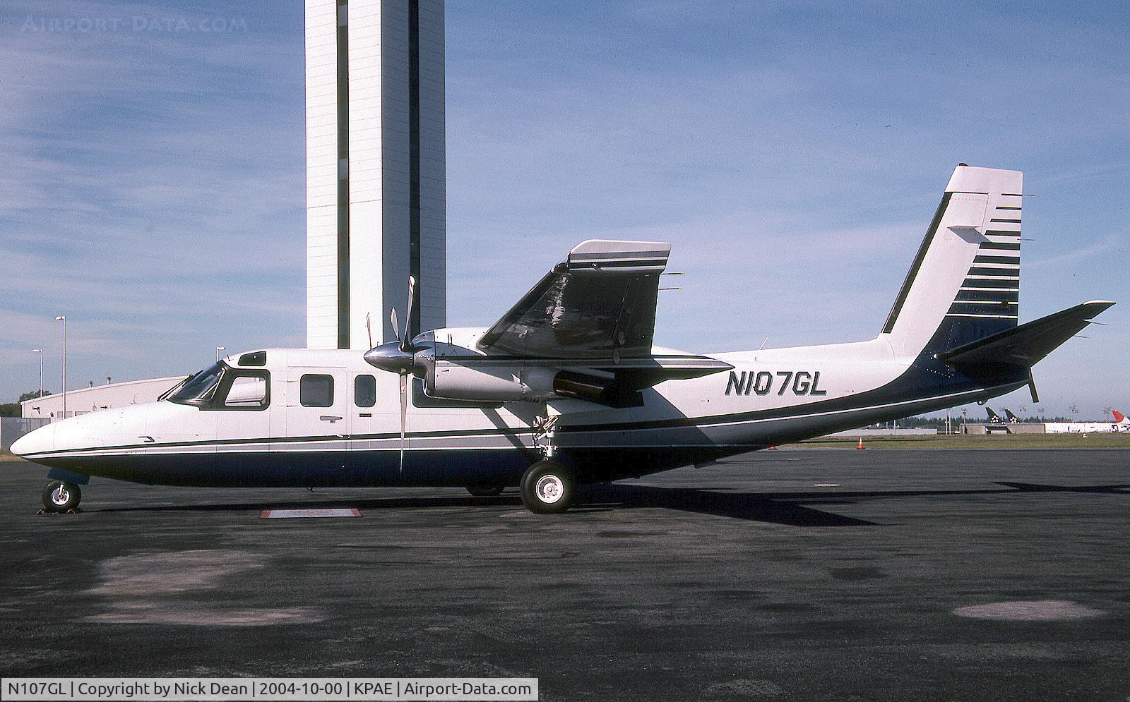 N107GL, 1979 Rockwell 690B Turbo Commander C/N 11554, KPAE