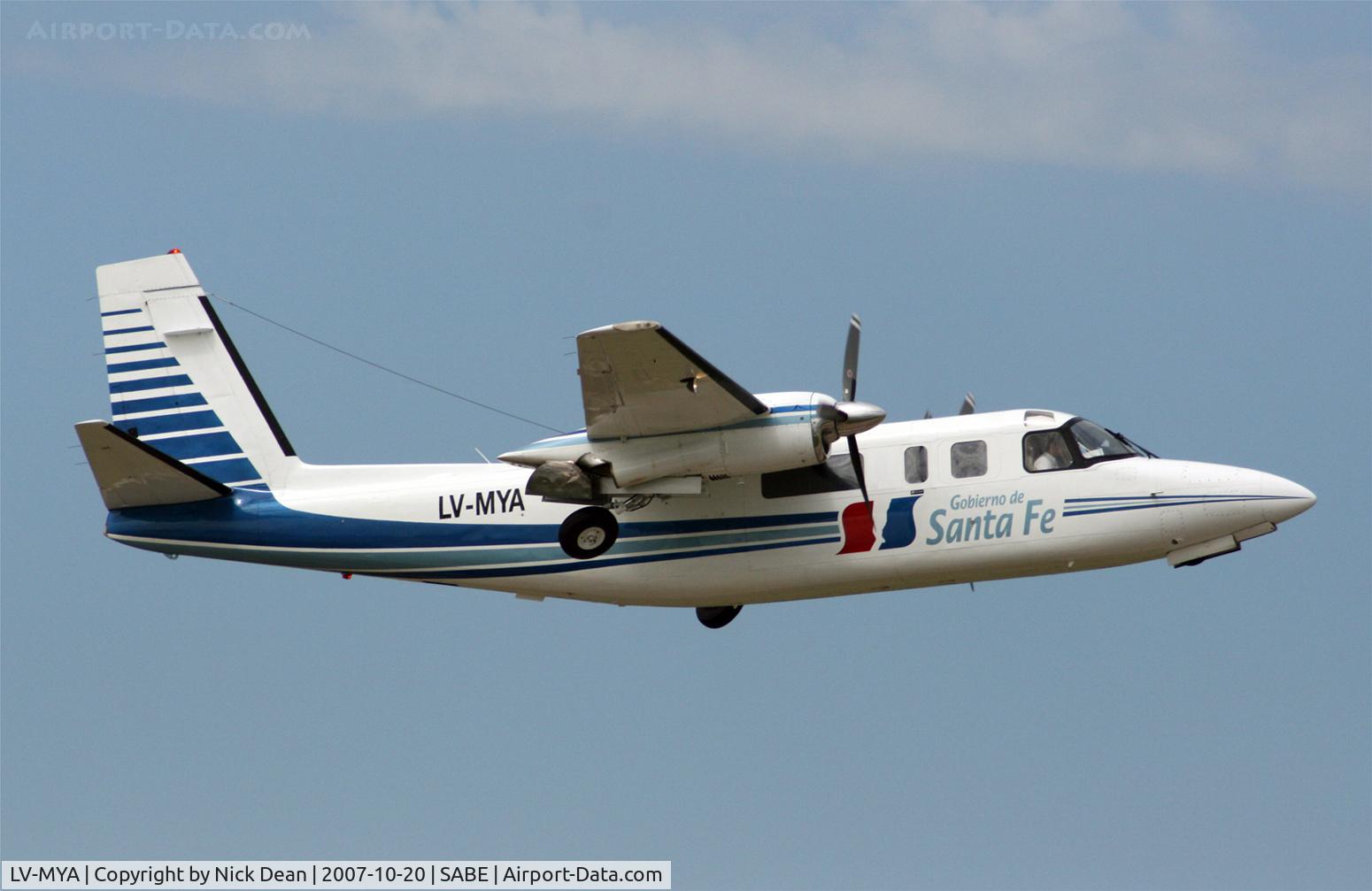 LV-MYA, 1979 Rockwell 690B Turbo Commander C/N 11558, SABE