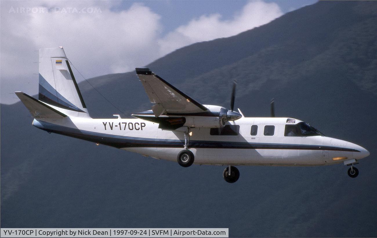 YV-170CP, 1980 Rockwell 690C Turbo Commander C/N 11603, SVFM (Rear cover shot of the 1998 Jet & Propjet corporate aircraft directory)