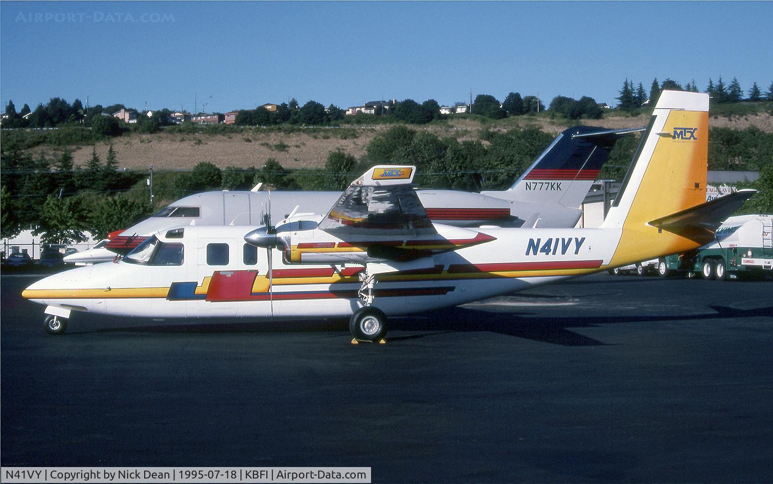 N41VY, 1980 Rockwell 690C Turbo Commander C/N 11627, KBFI