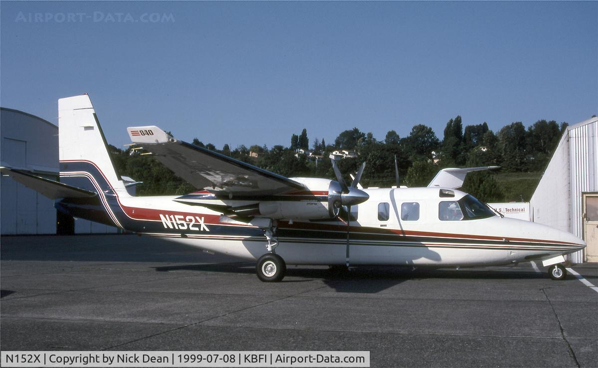N152X, 1981 Gulfstream American 690C Jetprop 840 C/N 11692, KBFI