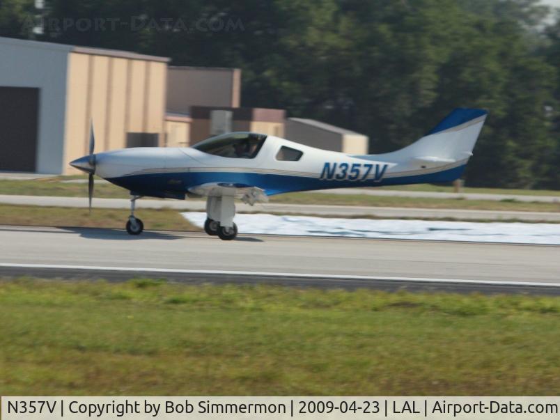 N357V, 2004 Lancair Legacy C/N L2K-186, Arriving at Sun N Fun '09 - Lakeland, Florida