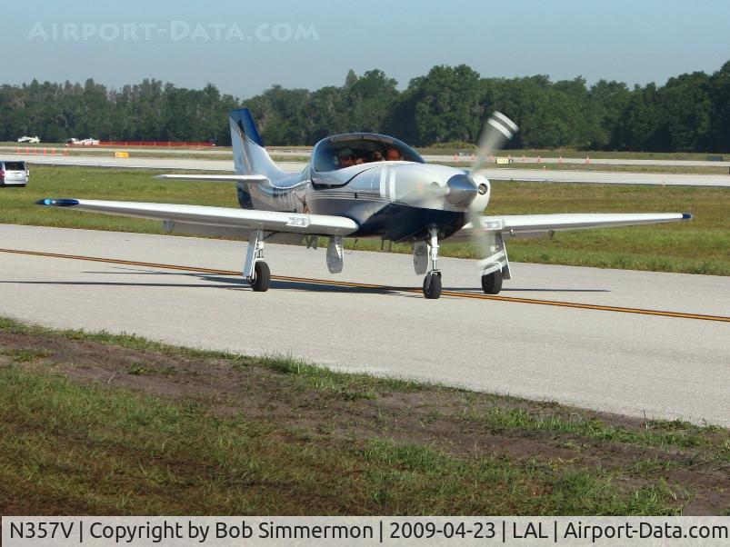 N357V, 2004 Lancair Legacy C/N L2K-186, Arriving at Sun N Fun '09 - Lakeland, Florida