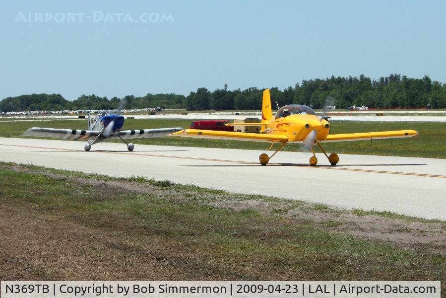 N369TB, 2003 Vans RV-7A C/N 70181, N369TB & N707RW departing Sun N Fun 2009 - Lakeland, Florida