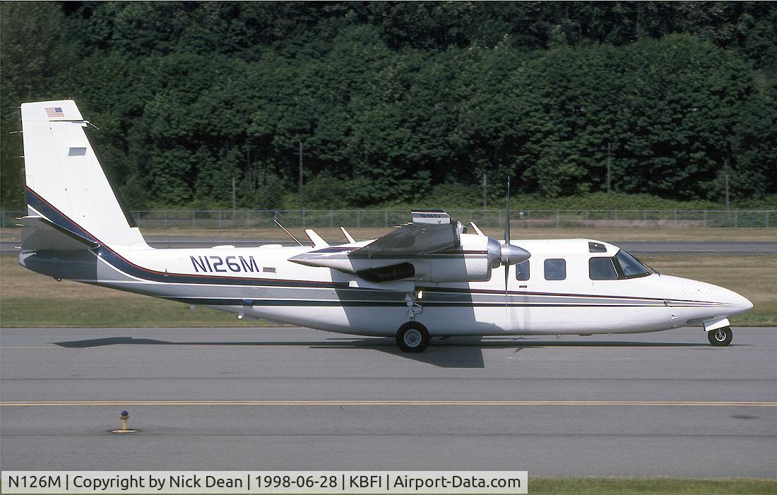 N126M, 1980 Rockwell Commander 695 C/N 95033, KBFI