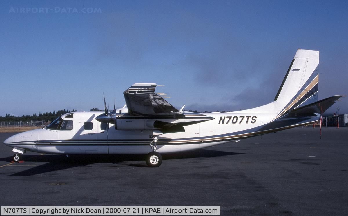 N707TS, 1982 Rockwell 695A Turbo Commander C/N 96038, KPAE