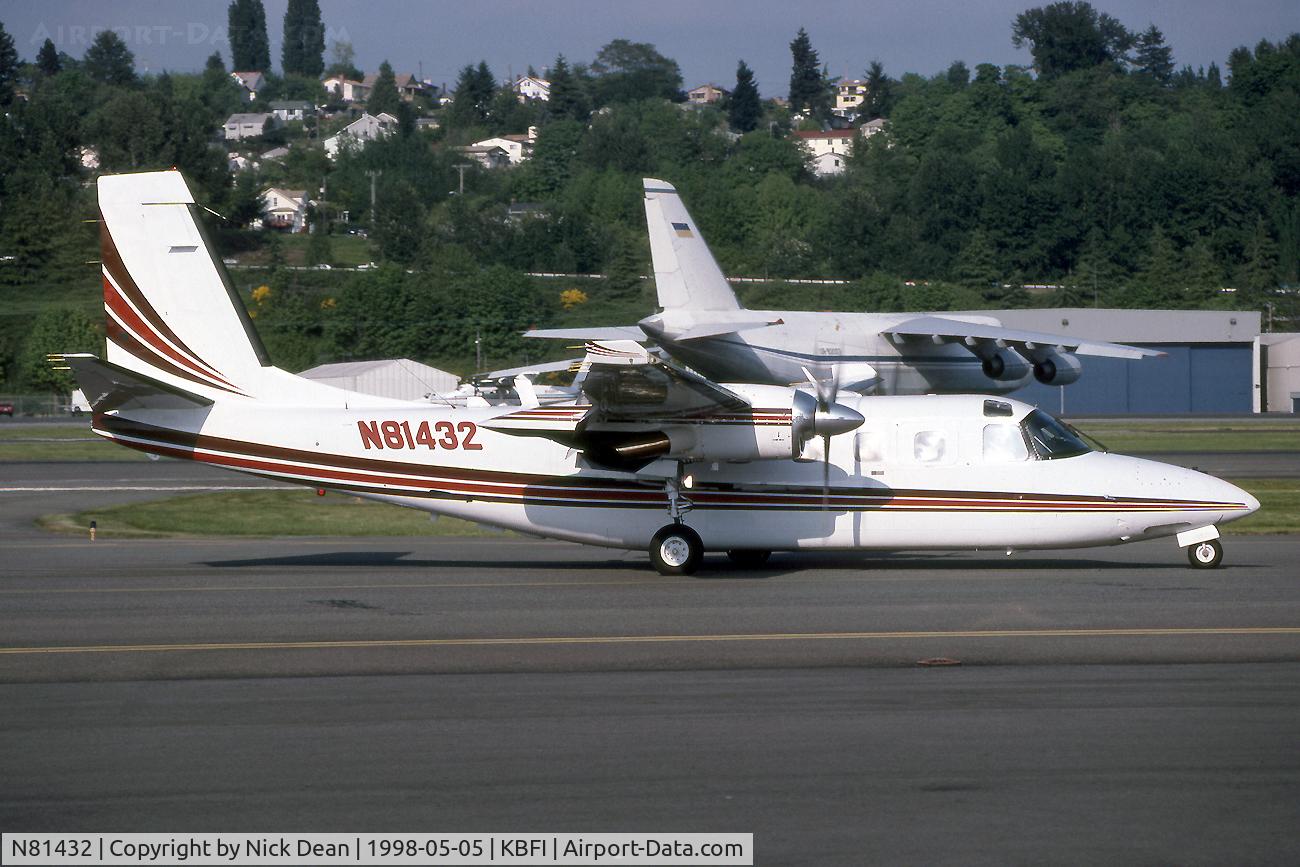 N81432, 1984 Rockwell 695B Turbo Commander C/N 96207, KBFI