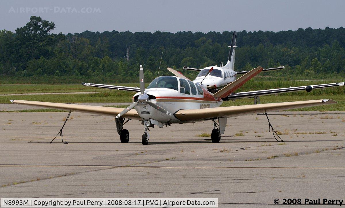 N8993M, 1964 Beech S35 Bonanza C/N D-7316, Ahh, another V for Visitor