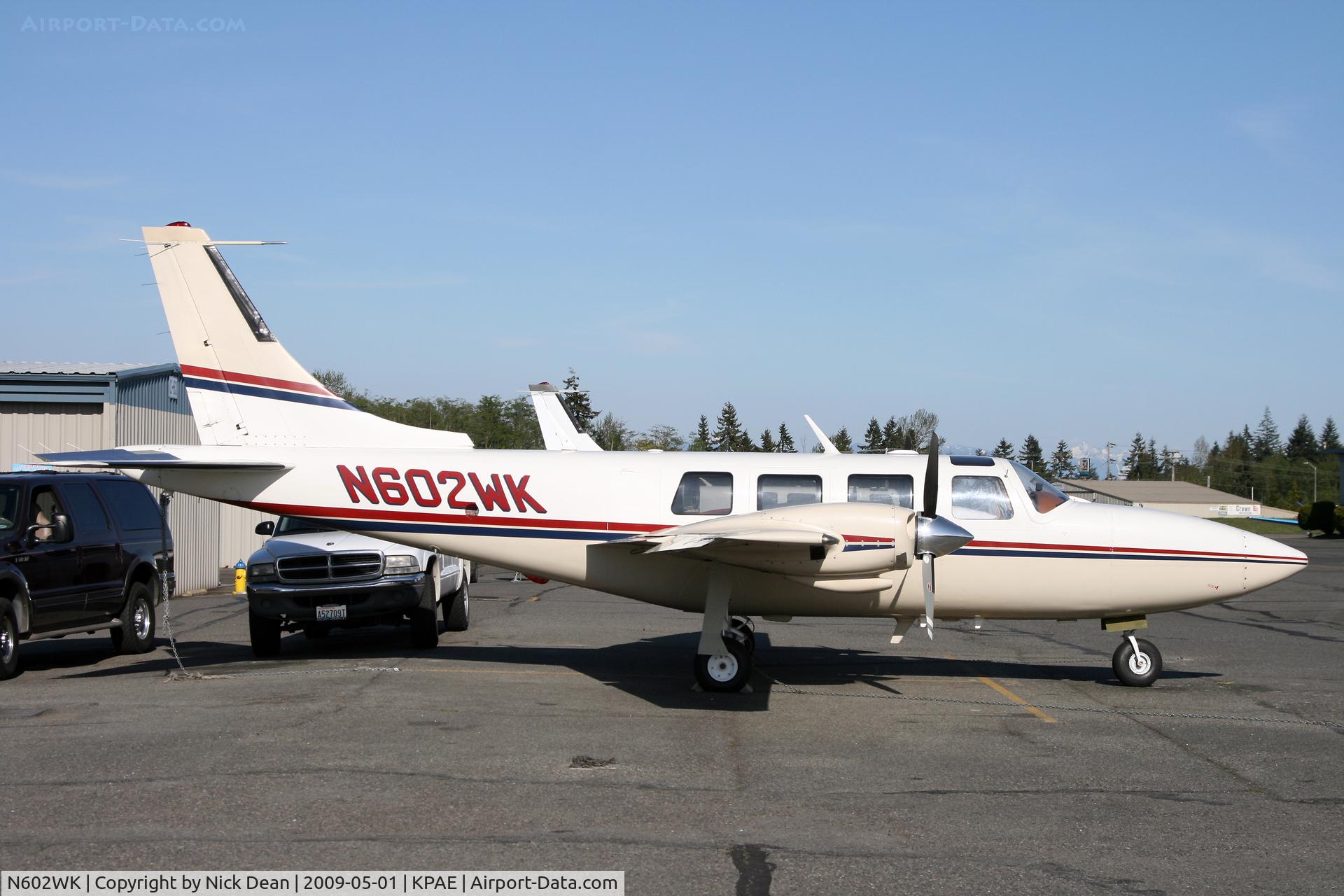 N602WK, 1983 Piper PA-60-602P Aerostar C/N 60-8365019, KPAE