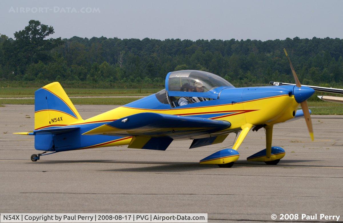 N54X, 1998 Vans RV-6 C/N 23158, Picture perfect.  Good looking bird!
