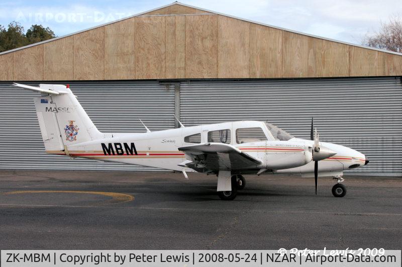 ZK-MBM, Piper PA-44-180T Turbo Seminole C/N 44-8107052, Massey University, Palmerston North
