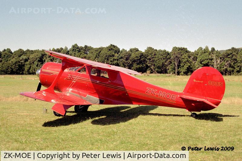 ZK-MOE, 1947 Beech G17S C/N B-14, Moerangi Trust, Napier