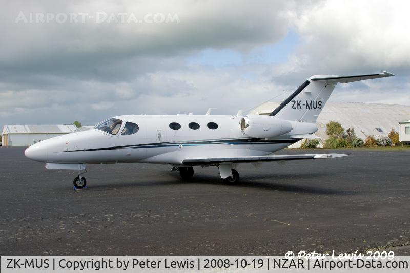 ZK-MUS, 2008 Cessna 510 Citation Mustang Citation Mustang C/N 510-0054, Acernus Aero Ltd., Wellington