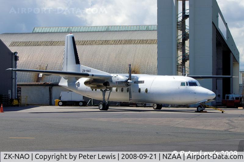 ZK-NAO, 1968 Fokker F-27-500 Friendship C/N 10364, Airwork Holdings Ltd., Papakura