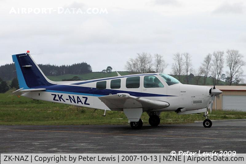 ZK-NAZ, 1993 Beech A36 Bonanza 36 C/N E-2821, A B Shahroodi, Auckland