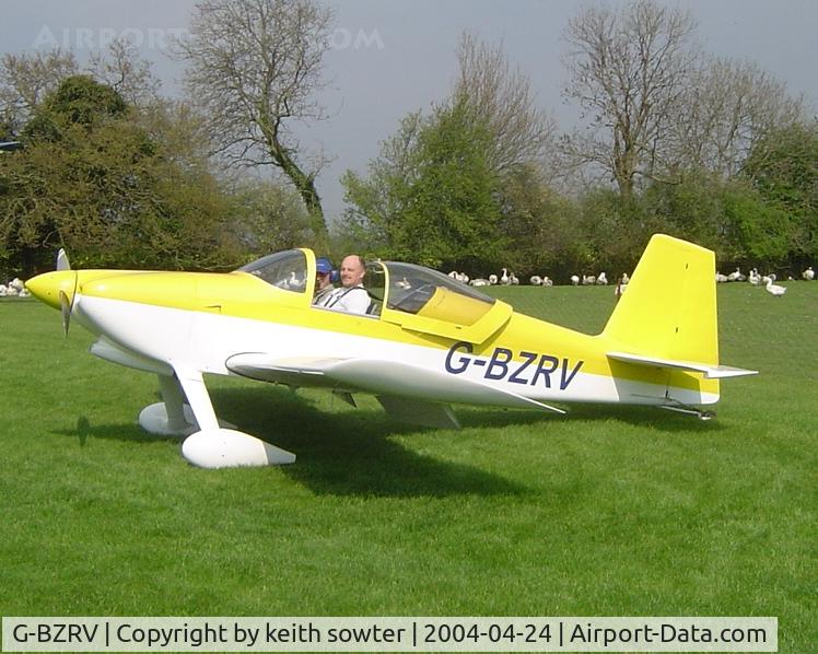 G-BZRV, 2002 Vans RV-6 C/N PFA 181A-13573, Visiting AIrcraft AT pRIORY fARM