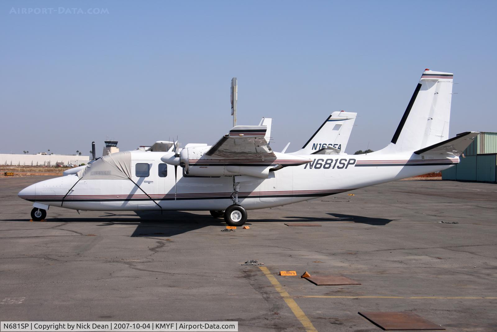 N681SP, Aero Commander 681 Hawk Commander C/N 6027, KMYF