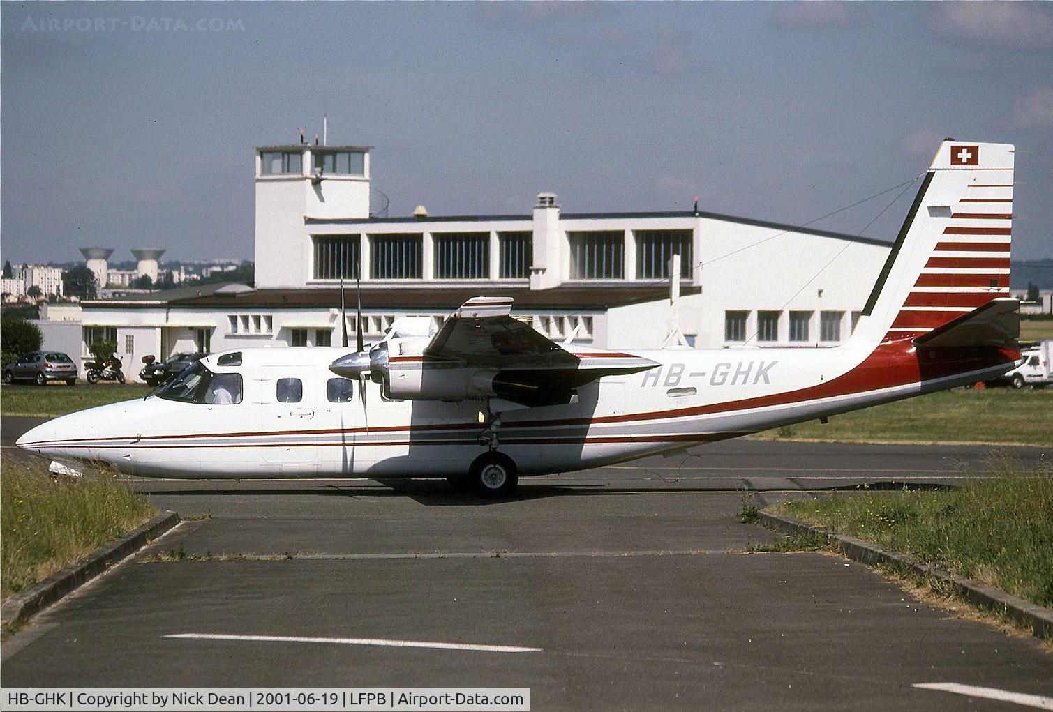 HB-GHK, 1982 Rockwell 695A Turbo Commander C/N 96023, LFPB