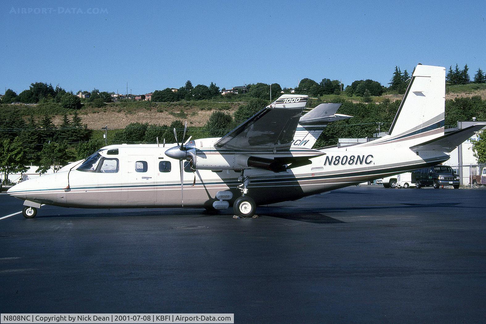 N808NC, 1985 Rockwell 695B Turbo Commander C/N 96085, KBFI
