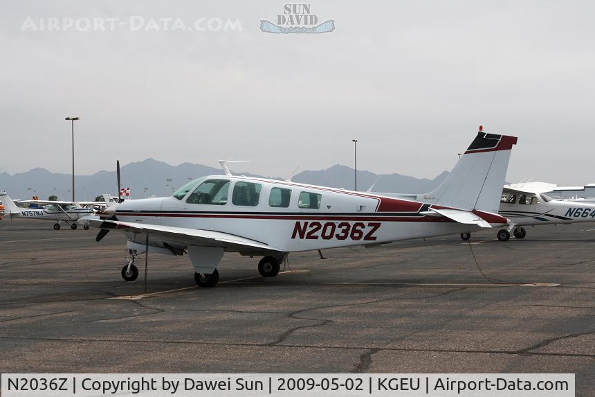 N2036Z, 1978 Beech A36 Bonanza 36 C/N E-1371, kgeu